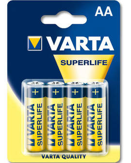 Varta Superlife AA Heavy Duty 4 Pack